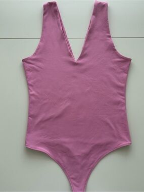 Pink Abercrombie & Fitch bodysuit, Soft A&F collection- M